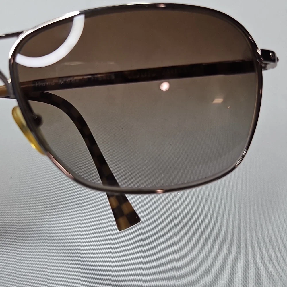 Louis Vuitton Conspiration Pilote Aviator Sunglasses Z0035U Hand Made in France